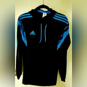 Adidas Speedkick Condivo Hoodie Black/Solar Blue Size Large